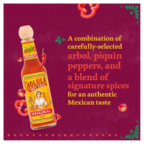 Cholula Hot Sauce Original 150ml, British Import (Pack of 2)