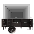 thumbnail image 3 of CBJCBJ 67"Mid-Century Modern TV Stand with Storage and Adjustable Partition , Media Console for TVs up to 75", Black, 3 of 9