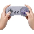 thumbnail image 3 of HUGFEGWE 2 Pack Premium Remote Controller Video Game Pad Replacement for Nintendo SNES System Console Replacement Controller 6FT SNS-005 CA919-131369, 3 of 9