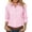 Pink, variant on Tqcoqu Women's Gingham Plaid Point Collar Button Down Blouses,Long Sleeve Slim Fit Casual Shirt Tops,Office Work Dress Shirt,Black Women's S-XXL