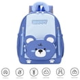 thumbnail image 5 of CUZIBR Cute Cartoon Toddler Backpack Lightweight Kids Rucksack With Padded Adjustable Straps Multi Zipper Pockets Spacious Book Bag For Boys Back To School, 5 of 6