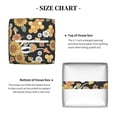 thumbnail image 5 of Kdxio Sunflowers Bee Print Tissue Box Cover,Square Decorative PU Leather Facial Paper Case Organizer Holder Dispenser for Bathroom,Night Stands,Desk,Car 5.2''X5.2''X5.2'', 5 of 8