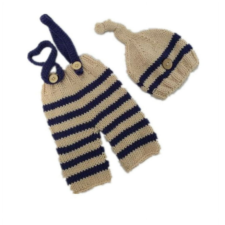 Newborn Baby Girls Boys Crochet Knit Costume Photo Photography Prop Outfits