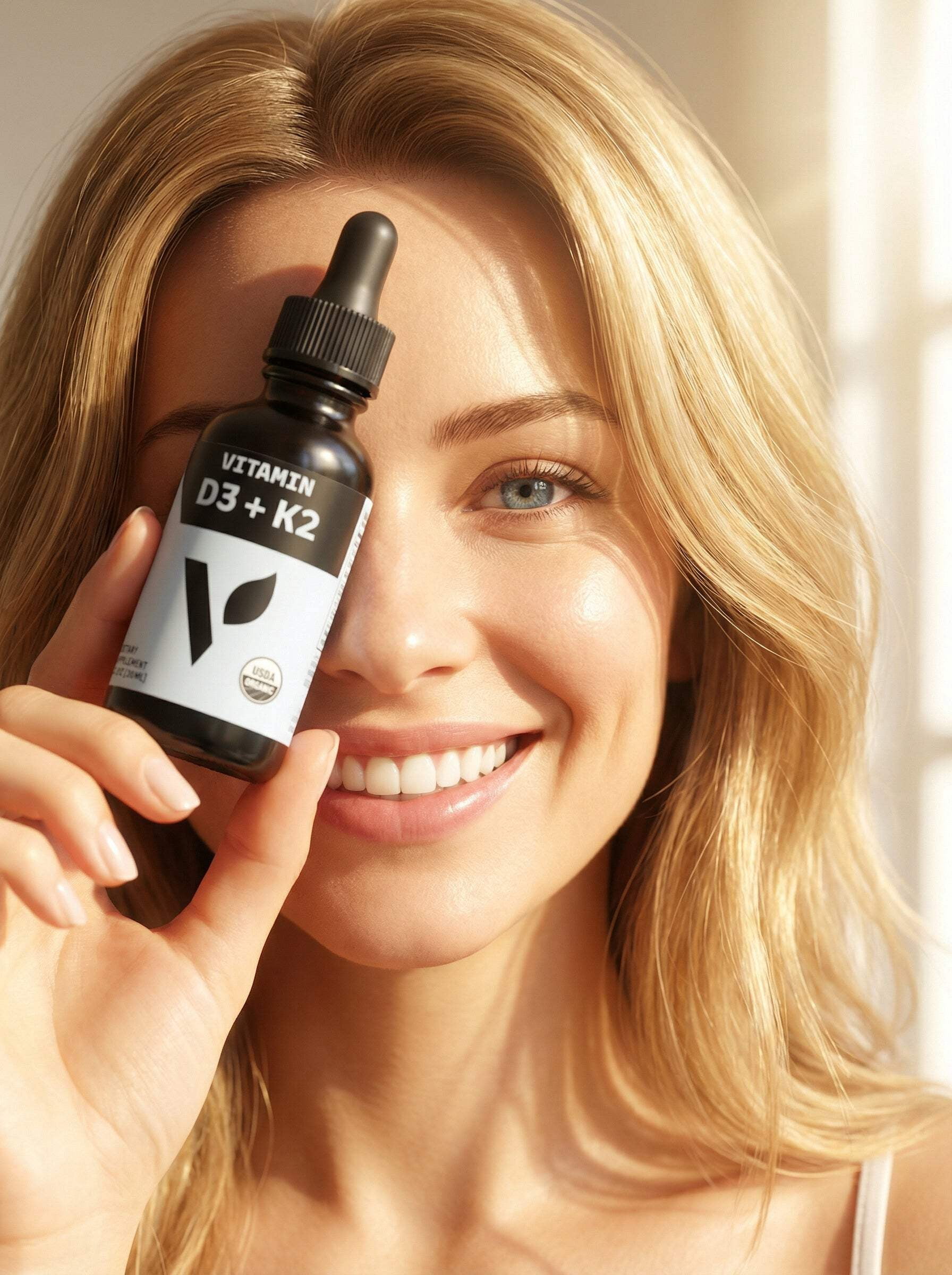 Veggimins Organic Vitamin D3 + K2, 1oz