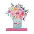 thumbnail image 5 of HUASHENG Mother's Day Wooden Center Decoration Warm Dining Table Ornament For Mother's Day Parties, 5 of 5