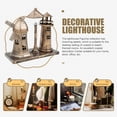 thumbnail image 2 of Novelty Lamp Light Brown Resin Lighthouse Design For Friends Bedside 1Pcs 6.1x5.7In, 2 of 8
