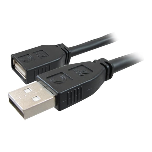 Comprehensive Pro AV/IT - USB extension cable - USB (F) to USB (M) - USB 2.0 - 40 ft - active - matte black