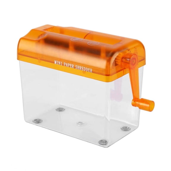Clearance TOFOTL Portable Cross Paper Shredder A6 Portable Manual Shredder For Home Office