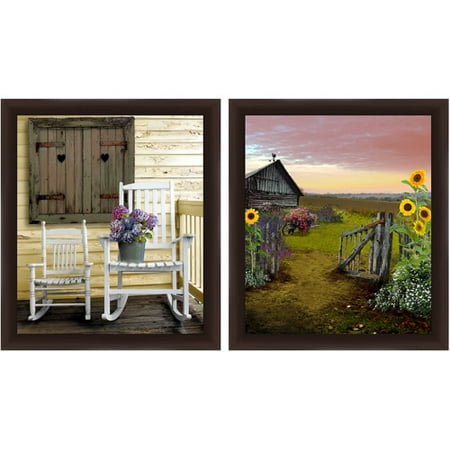  Outdoor  Garden  Wall Art  Set of 2 Walmart  com