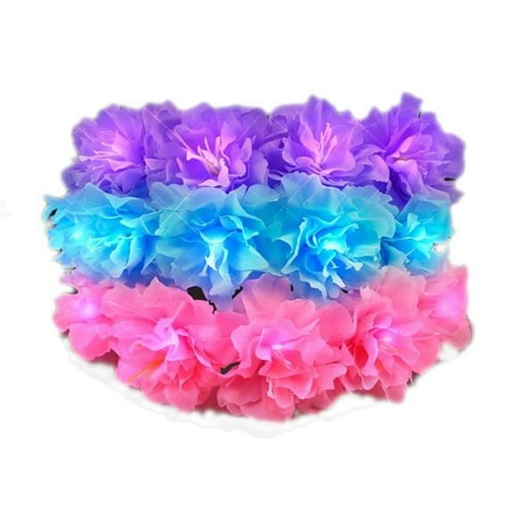 Blinkee LUSBSWFC Light Up Spring Blossom Summer Wedding Flower Crown - Pack of 12