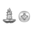 thumbnail image 1 of A2 DIN7981 # 6 3.5mm 304 Tornillo de acero inoxidable Avellanado Tornillos de madera autorros Carevas Tornillo de rosca, 1 of 7