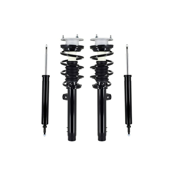 Set of 4 Front Quick Complete Strut-Coil Spring-Rear Shock For 2013-2015 BMW X1 sDrive28i