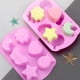 thumbnail image 5 of Injueey Molde de silicona de 6 rejillas para pastel, herramientas para hornear Chocolate, jabón de caramelo, pastelería, molde de gelatina, Herramientas y accesorios para hornear, 5 of 6