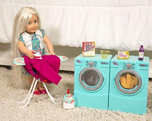 18" Doll IRONING SET Iron+Board Clothes Laundry for My Life as American Girl Boy 
