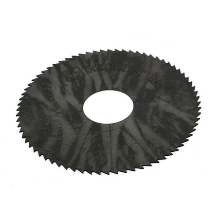 

Unique Bargains 80mm x 0.5mm x 22mm 72 Teeth HSS Round Slitting Slotting Saw Cutter Hand Tool