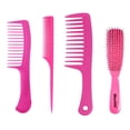thumbnail image 4 of Conjunto de 4 Herramientas Profesionales para Estilizar el Cabello en Salones de Belleza - color rojo, 4 of 8