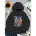thumbnail image 3 of MAWOTEA Italian Brainrot Patterned Hoodie With fleece interior Print,50% Cottoc and 50% Polyster Made,Size 4 To Size 12, 3 of 7