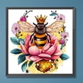 thumbnail image 1 of Cuadros Decorativos Kit de pintura por números DIY Bees Oil Art Picture Craft Home Wall Decor (H1829) Wdftyju embutido en tela, 1 of 8