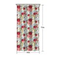 thumbnail image 5 of Pioneer Flower Floral Print Pattern Shower Curtain 36"x72" ,Bathroom Decorative Shower Curtains Set with 12 Hooks,Modern Waterproof Washable Shower Curtain, 5 of 6