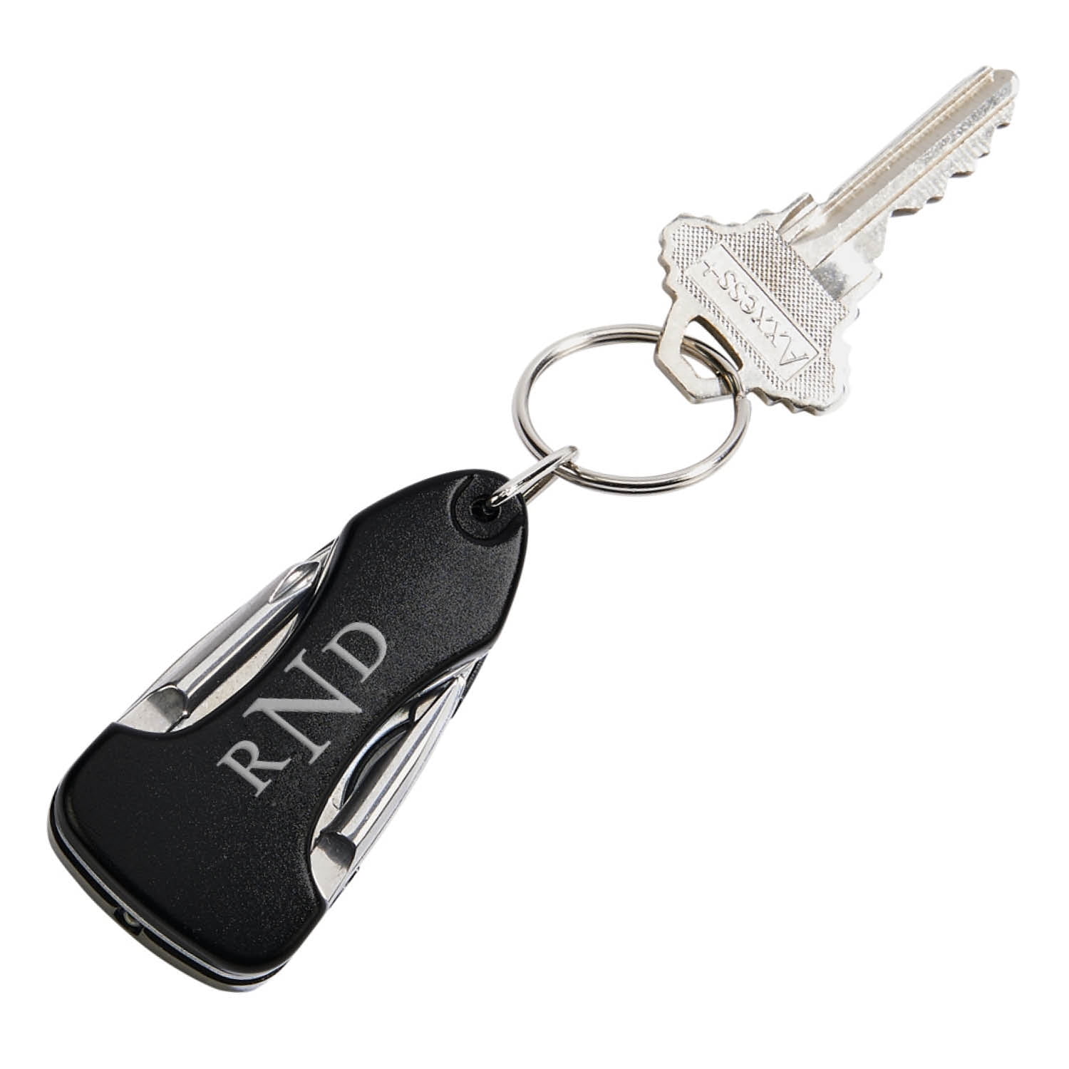 Monogram Personalized Multi-Tool Key Chain With LED Light