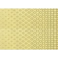 thumbnail image 1 of Ahgly Company Machine Washable Indoor Rectangle Transitional Corn Yellow Area Rugs, 4' x 6', 1 of 7