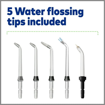 Waterpik Complete Care 5.0 Water Flosser + Sonic Toothbrush, Black