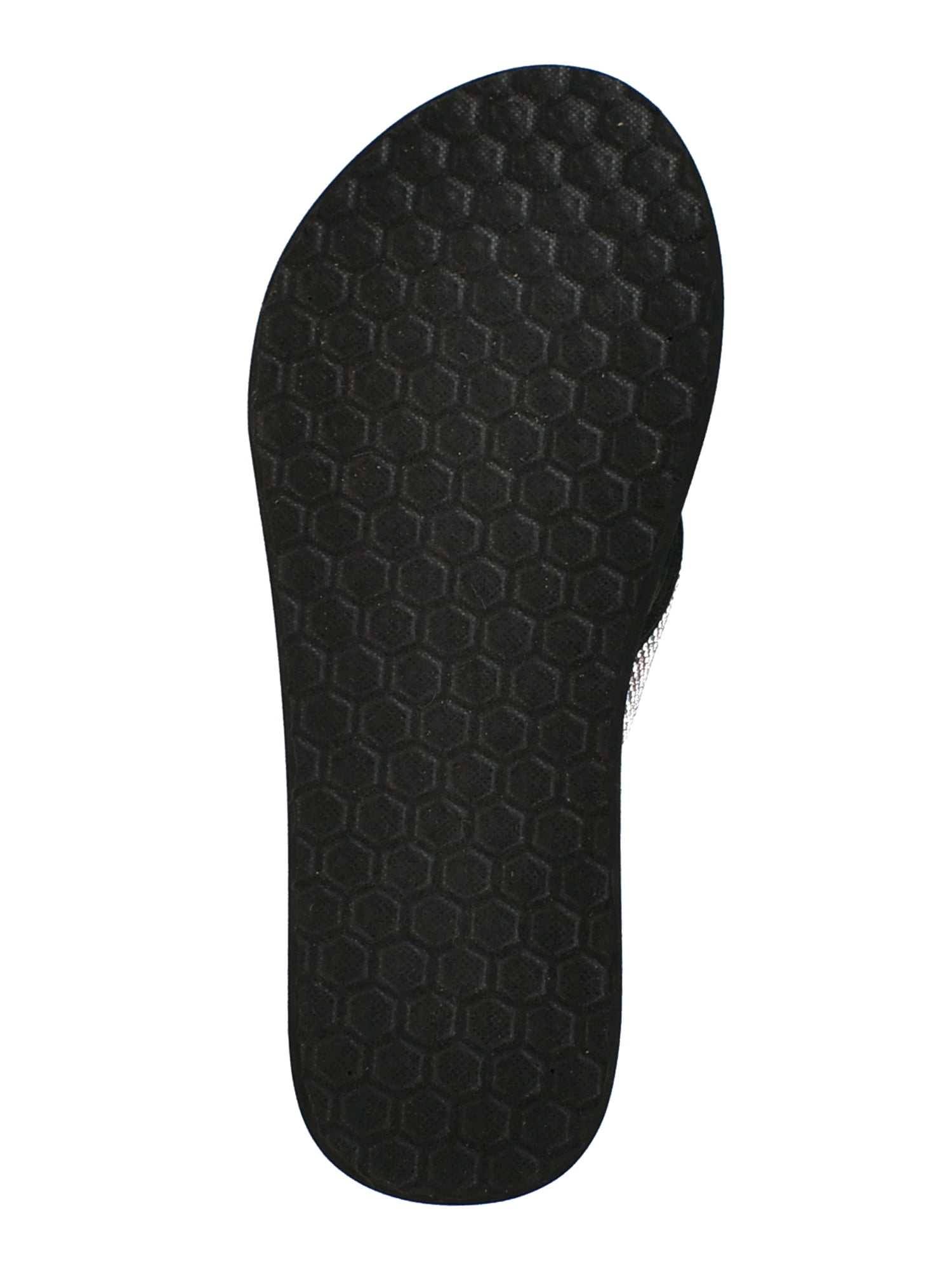 Time and Tru Women's Embellished Wedge Flip Flops