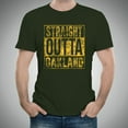 thumbnail image 3 of UGP Campus Apparel Straight Outta Oakland Basic Cotton T-Shirt - Small - Forest, 3 of 6