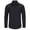 Black, variant on Mens Linen Shirt Long Sleeve Button Down Shirts Casual Lightweight Shirts Cotton Linen Breathable