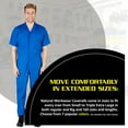 thumbnail image 4 of Natural Uniforms Men Short Sleeve Coverall 399, 4 of 6