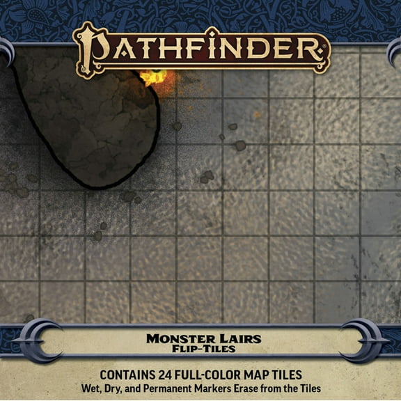 Paizo Publishing Flip-Tiles - Monster Lairs Expansion Set New