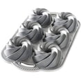 thumbnail image 2 of Nordic Ware Heritage Bundtlette Cake Pan, Metallic, Silver, 2 of 8