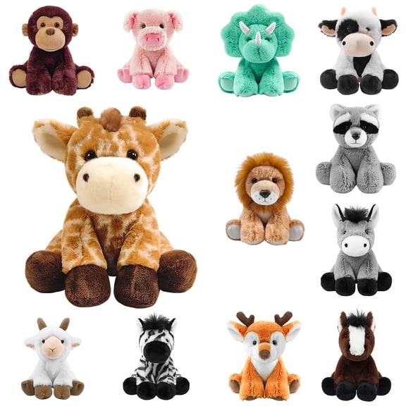 purcolt 9 inches Stuffed Animal Soft Plush Toy Cute Dolls Gifts for Kids Boys Girls, Giraffe