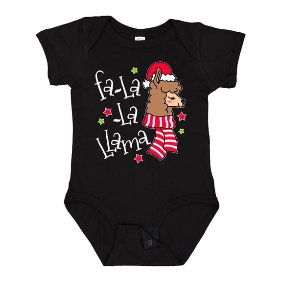 Inktastic Christmas Llama Boys or Girls Baby Bodysuit