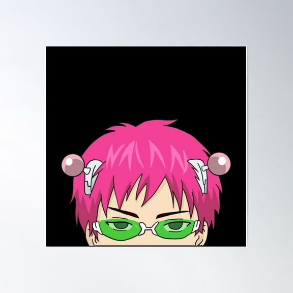 Saiki K Poster Wall Art, Modern Wall Decor For Living Room Bedroom, 8x12 UNFRAMED