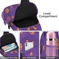 thumbnail image 4 of Sling Backpack,Halloween Spider Bat Pattern Sling Bag with Water Bottle Holder,Waterproof Sling Bag for Men/Women with Headphone Jack for Hiking,Travel, 4 of 6