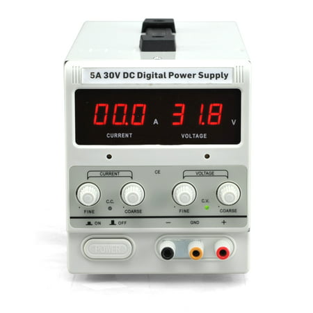 Hiltex 30V 5A DC Power Supply | Adjustable Dual Digital Variable Precision | Lab