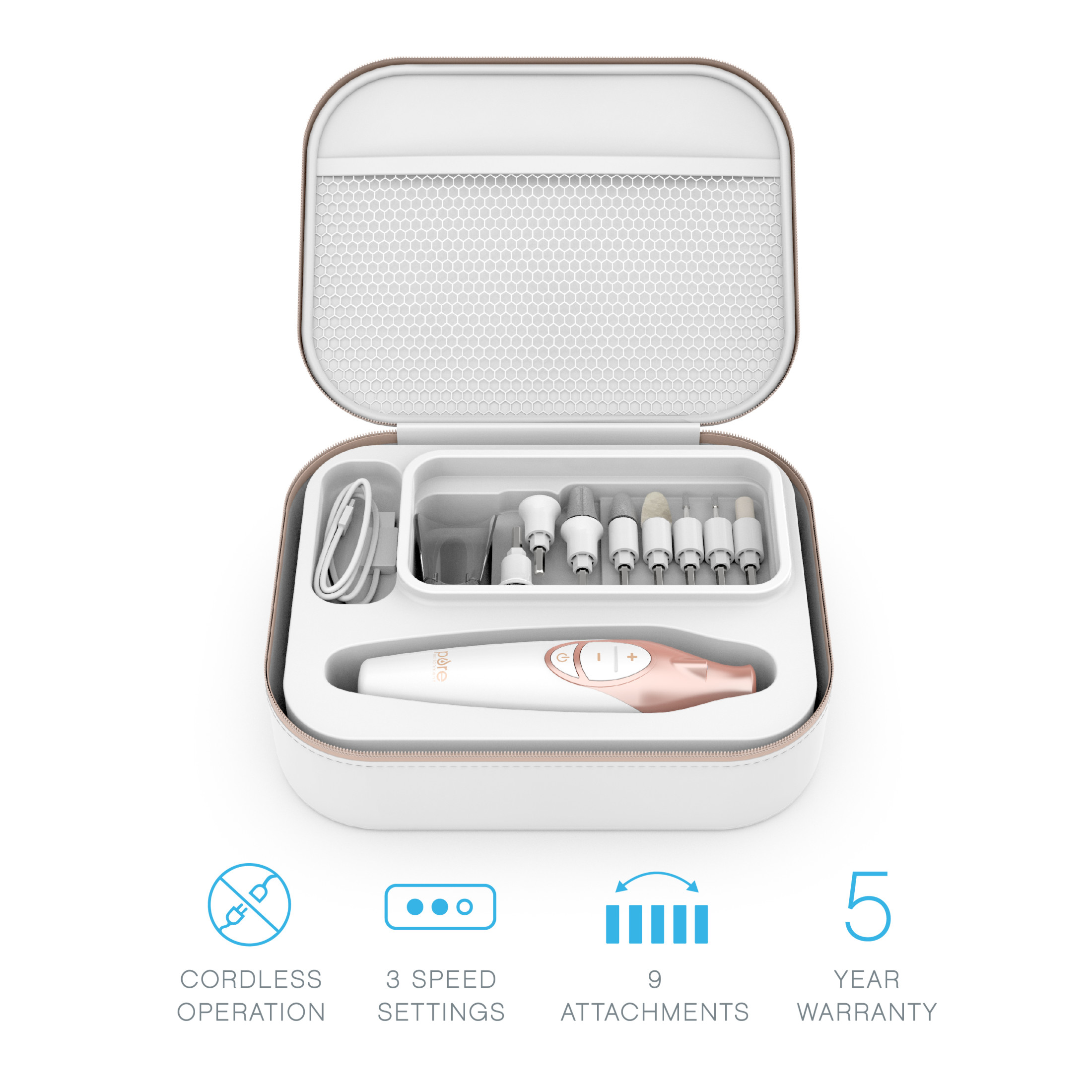 Pure Enrichment PureNails Luxe Rechargeable Nail Drill photo 4