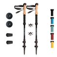thumbnail image 1 of Bastones de trekking Montem ultraligeros 100% fibra de carbono (2 bastones), 1 of 8