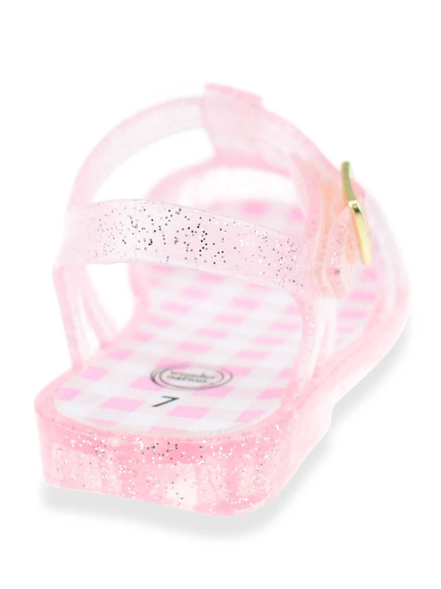 Wonder Nation Toddler Girls Jelly Sandals