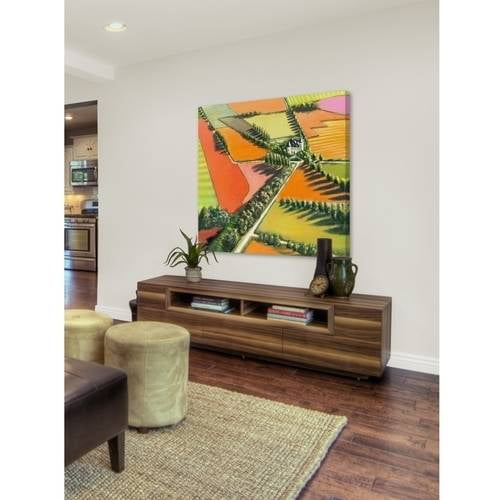 "English Country Chateau" Painting Print on Wrapped Canvas