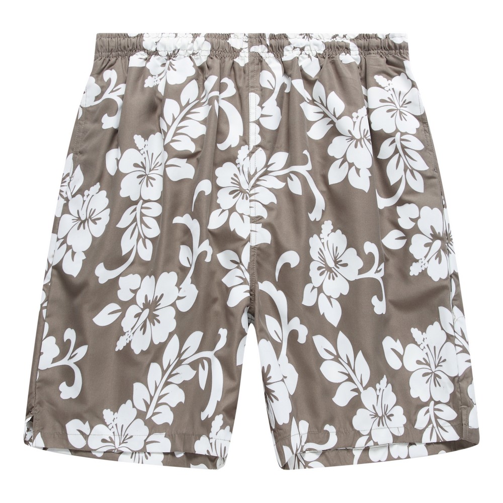 floral hawaiian swim trunks