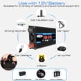 thumbnail image 3 of 12V to 220V Car Power Inverter, 300W Continuous/4000W Peak, Dual LED Voltage Displays, 1 AC Outlet & 2 USB Ports, Multi-Protection (Reverse Polarity/Overload/Overheat), ABS Black Shell with, 3 of 7
