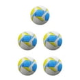 thumbnail image 3 of Guardoinrt Soccer Balls For Teamwork And Fun Practice Sessions Competitive Wide Football Goal Ball Soccer Training Durable light blue No.4 5Set, 3 of 6