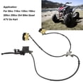 thumbnail image 4 of Kit de Rotor de Disque, Flexible Durable Haute Capacité de Charge Modification DIY Étriers de Frein à Double Disque Roue Arrière avant Universelle pour 50cc 110cc 125cc Dirt Bike, 4 of 8