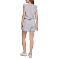 thumbnail image 2 of Calvin Klein Jeans Women's Cotton Romper Grey Size L B4HP, 2 of 5