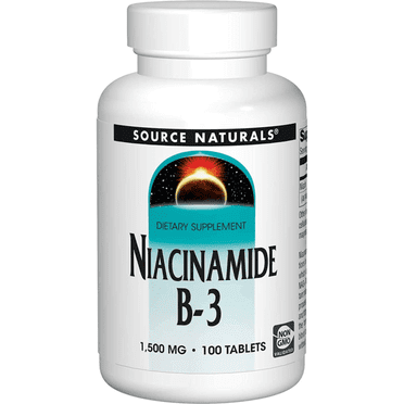 Source Naturals Niacinamide B-3 1,500 mg 100 Tabs