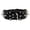 Black(Silvery Spike), variant on Spiked Studded Dog Collar With Large Sharp Spikes 2 Inch Wide Protect Dog's Neck From Bites Fit Pitbull Doberman Shepherd