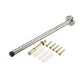 thumbnail image 3 of 43x300mm Door Stopper 201 Stainless Steel Brushed Silver Tone 2 Pack, 3 of 5