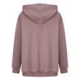 thumbnail image 4 of Aloohaidyvio Hoodies for Women,Womens Fashion Button Hoodies Pocket Long Sleeve Blouse Casual Tops Sweatershirt, 4 of 5